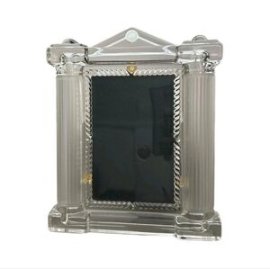 VINTAGE Mikasa Frosted Cotillion Clear Crystal/ Photo Frame